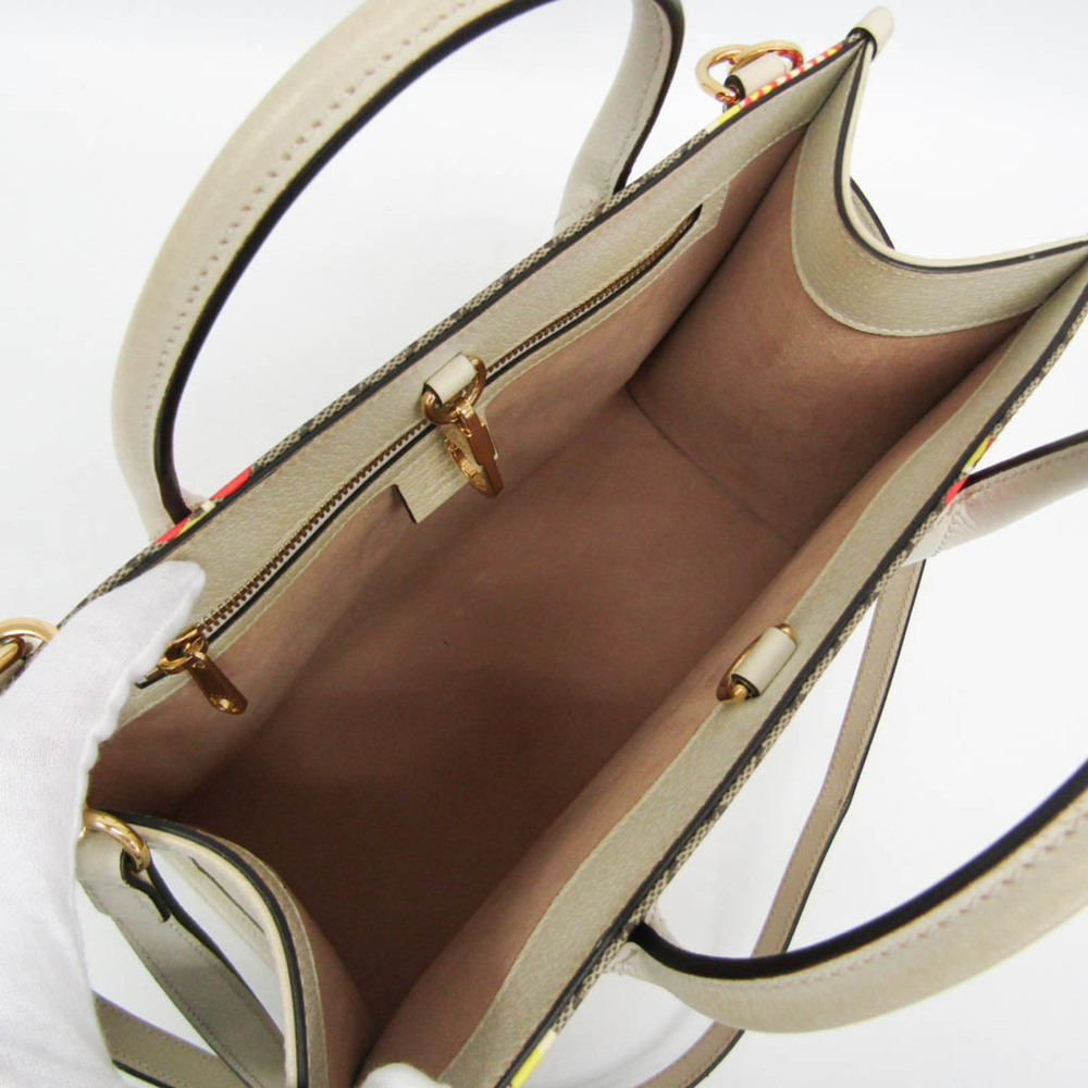 GUCCI Brown Leather Heart Shoulder Bag - Picture 4 of 16